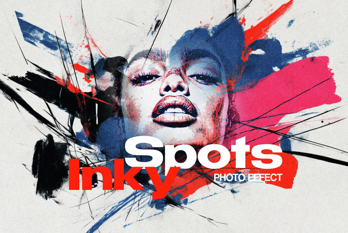 Inky Spots Photo Effect 1