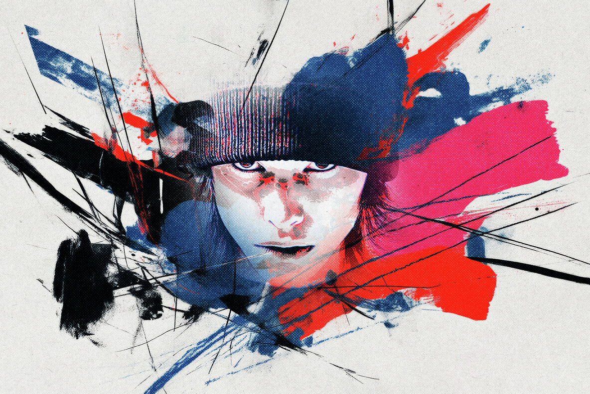 Inky Spots Photo Effect 2