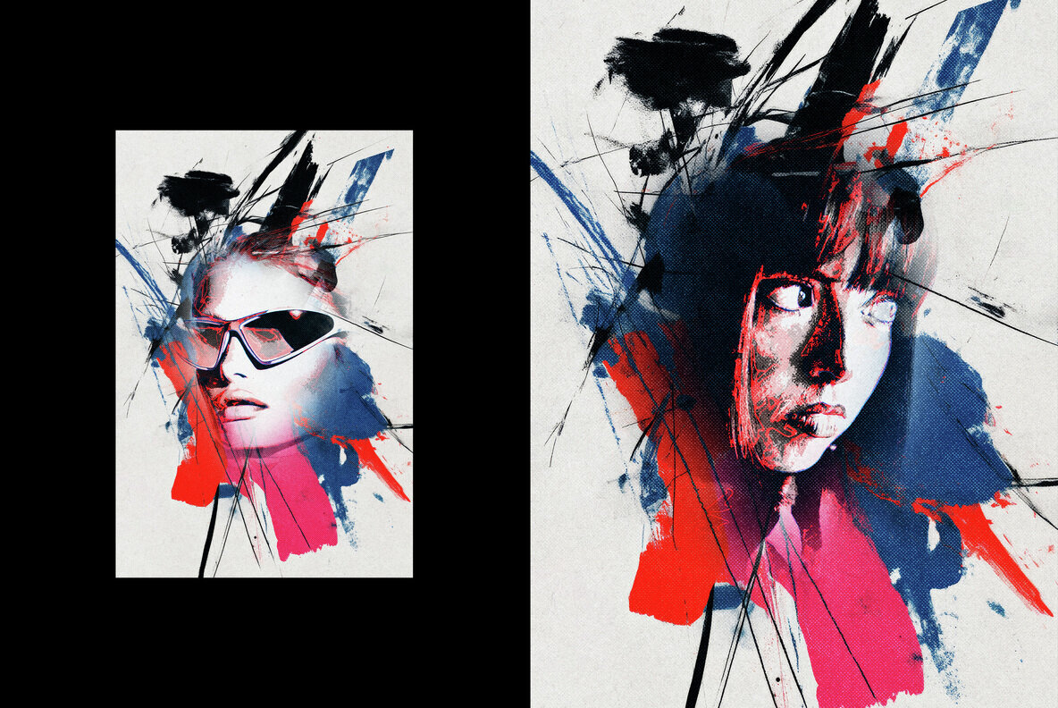 Inky Spots Photo Effect 3