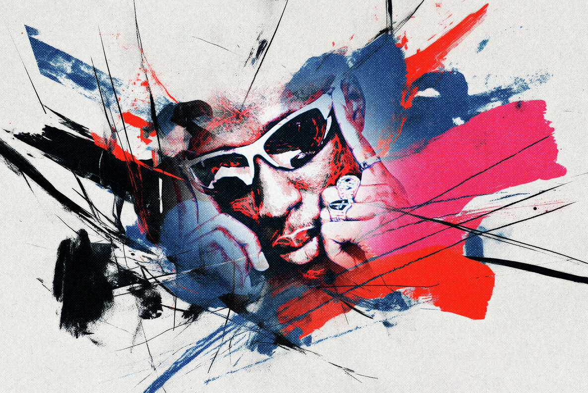 Inky Spots Photo Effect 6