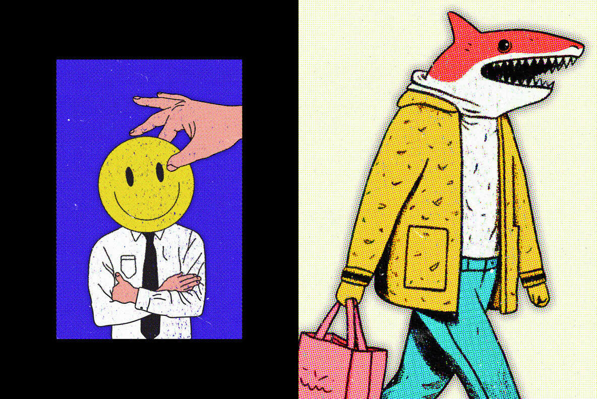 Halftone Print Effect 4