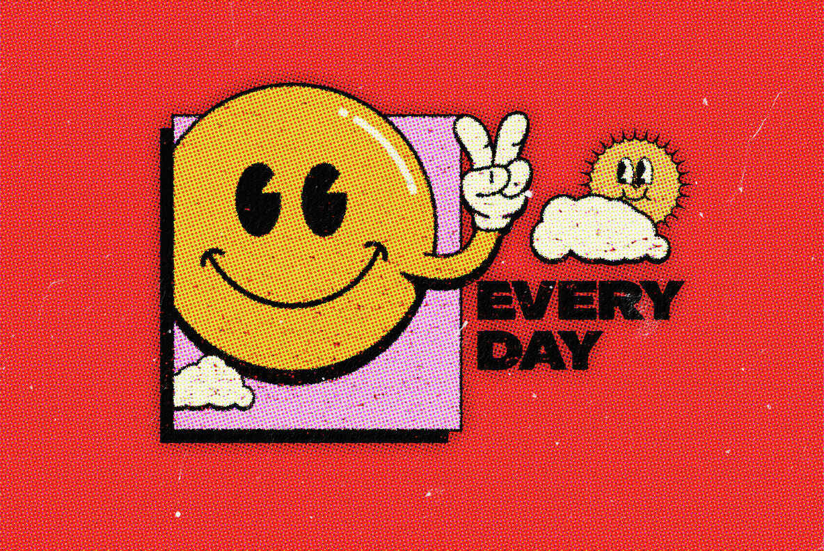 Halftone Print Effect 5