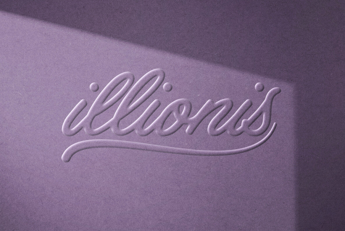 Pressed Paper Debossing and Embossing Mockup 3