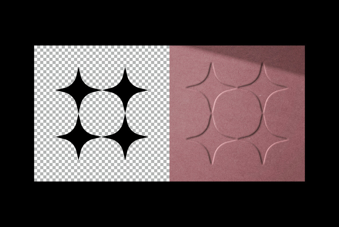 Pressed Paper Debossing and Embossing Mockup 4