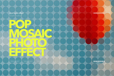 Pop Mosaic Photo Effect