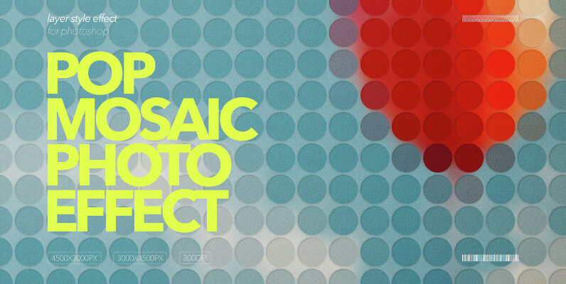 Pop Mosaic Photo Effect