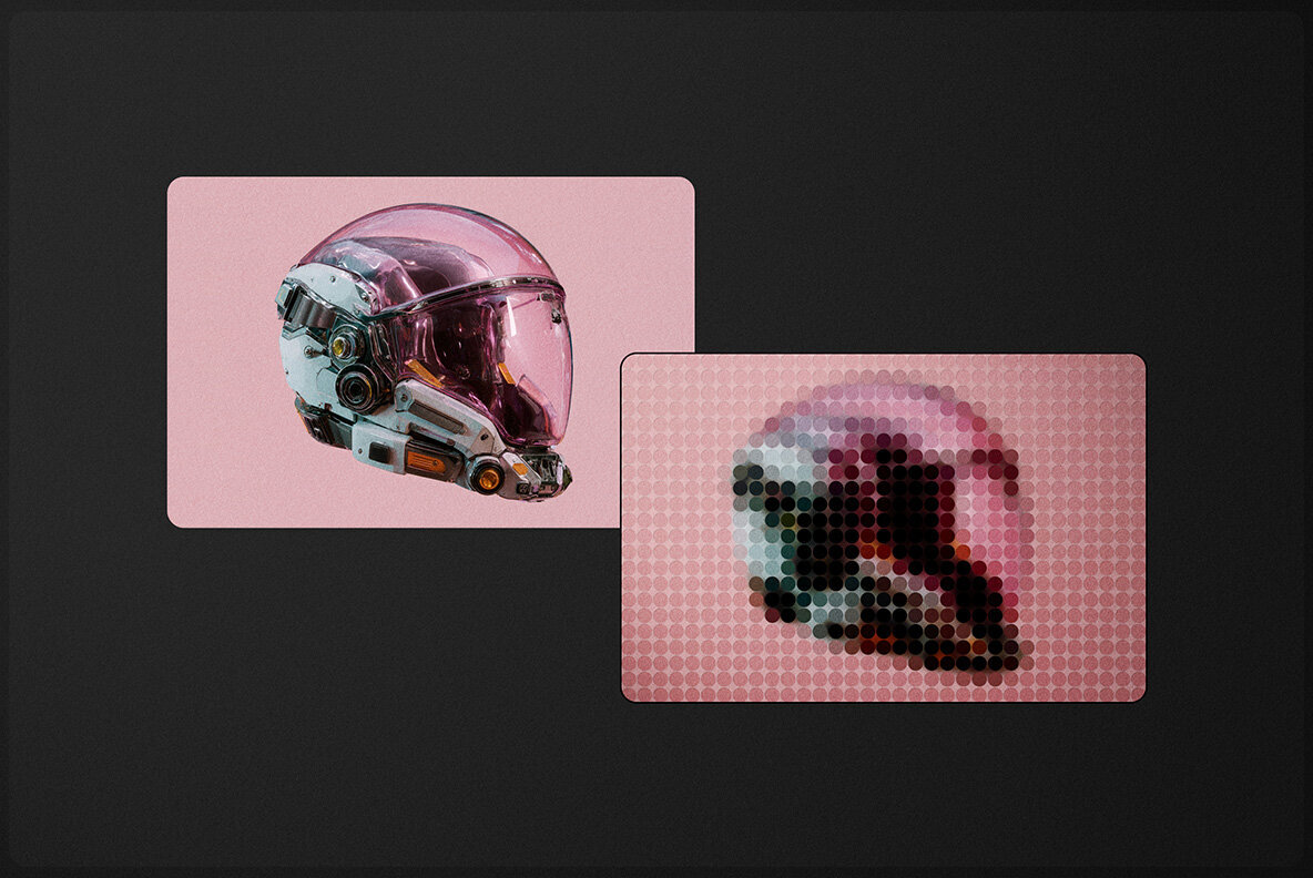 Pop Mosaic Photo Effect 3