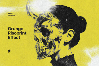 Grunge Risoprint Photo Effect