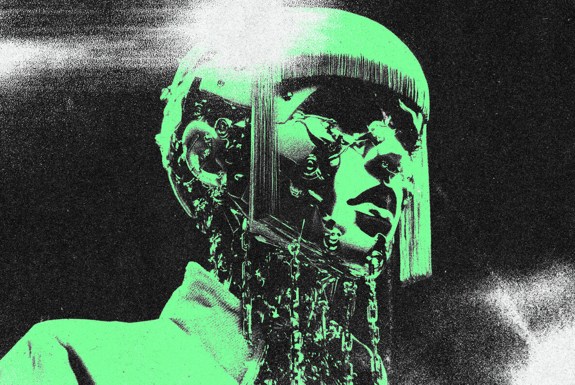 Grunge Risoprint Photo Effect 5