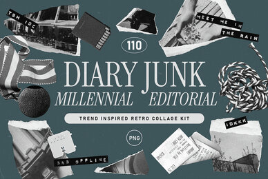 MILLENNIAL JUNK Retro Collage Kit