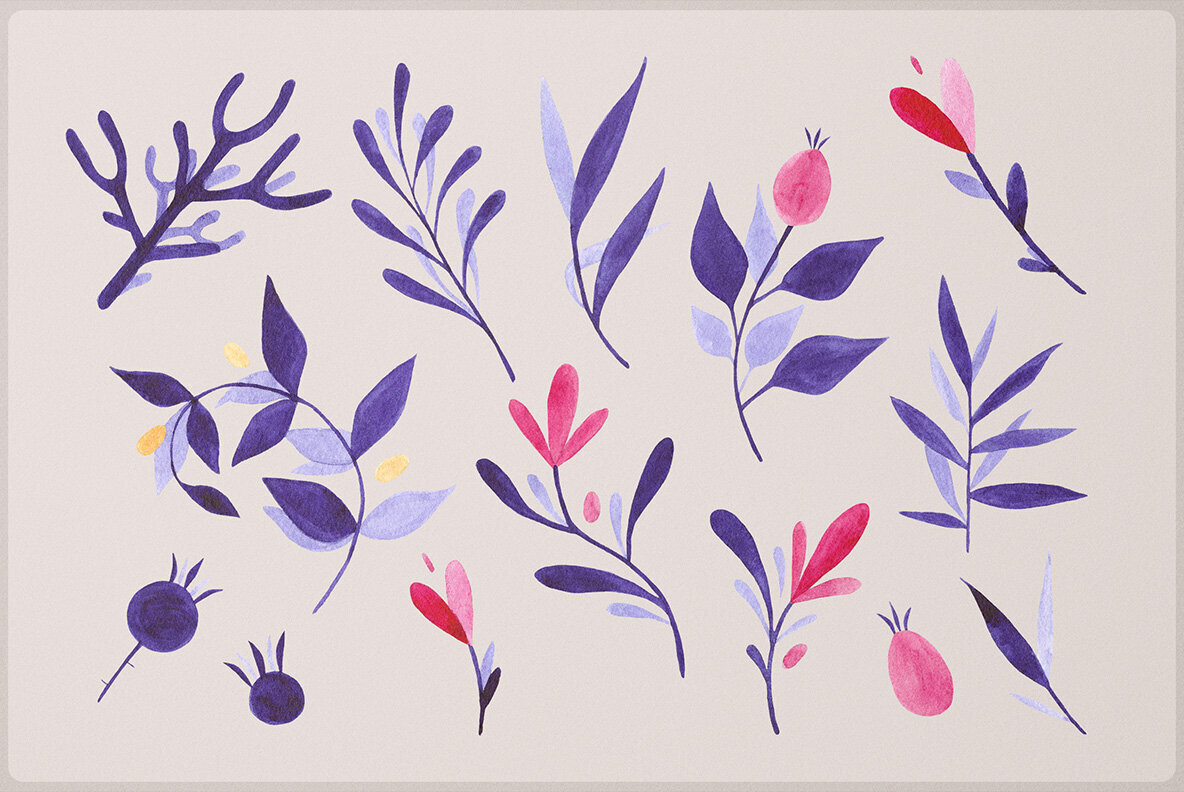 Flower Castle     Watercolor Set 2