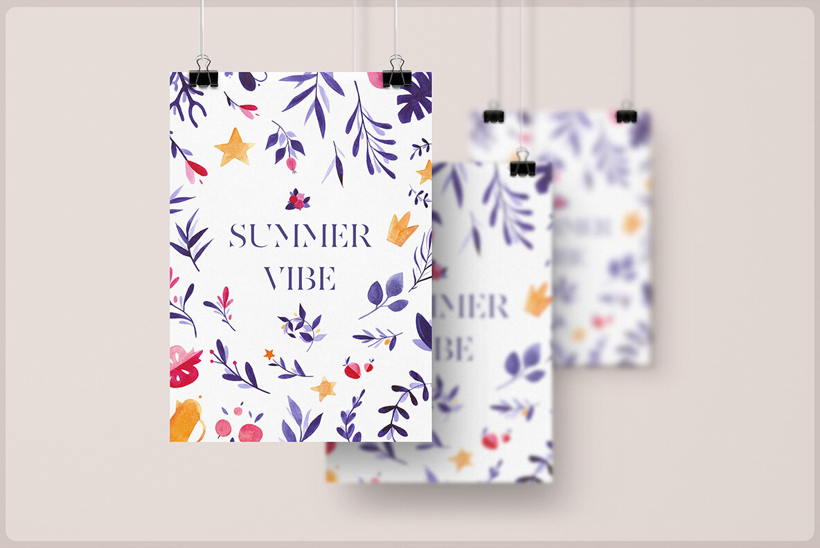 Flower Castle     Watercolor Set 5