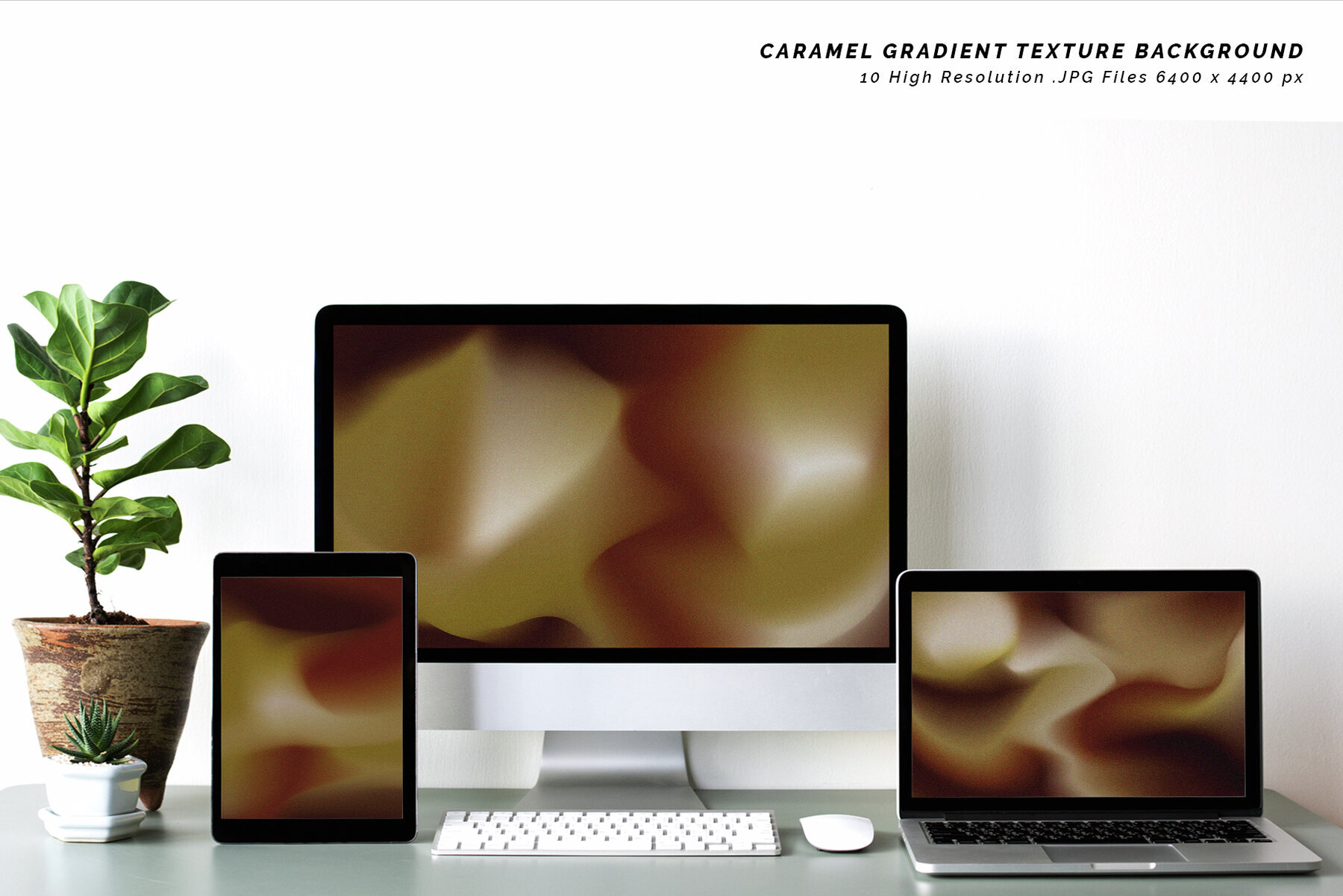 Caramel Gradient Texture Background 2