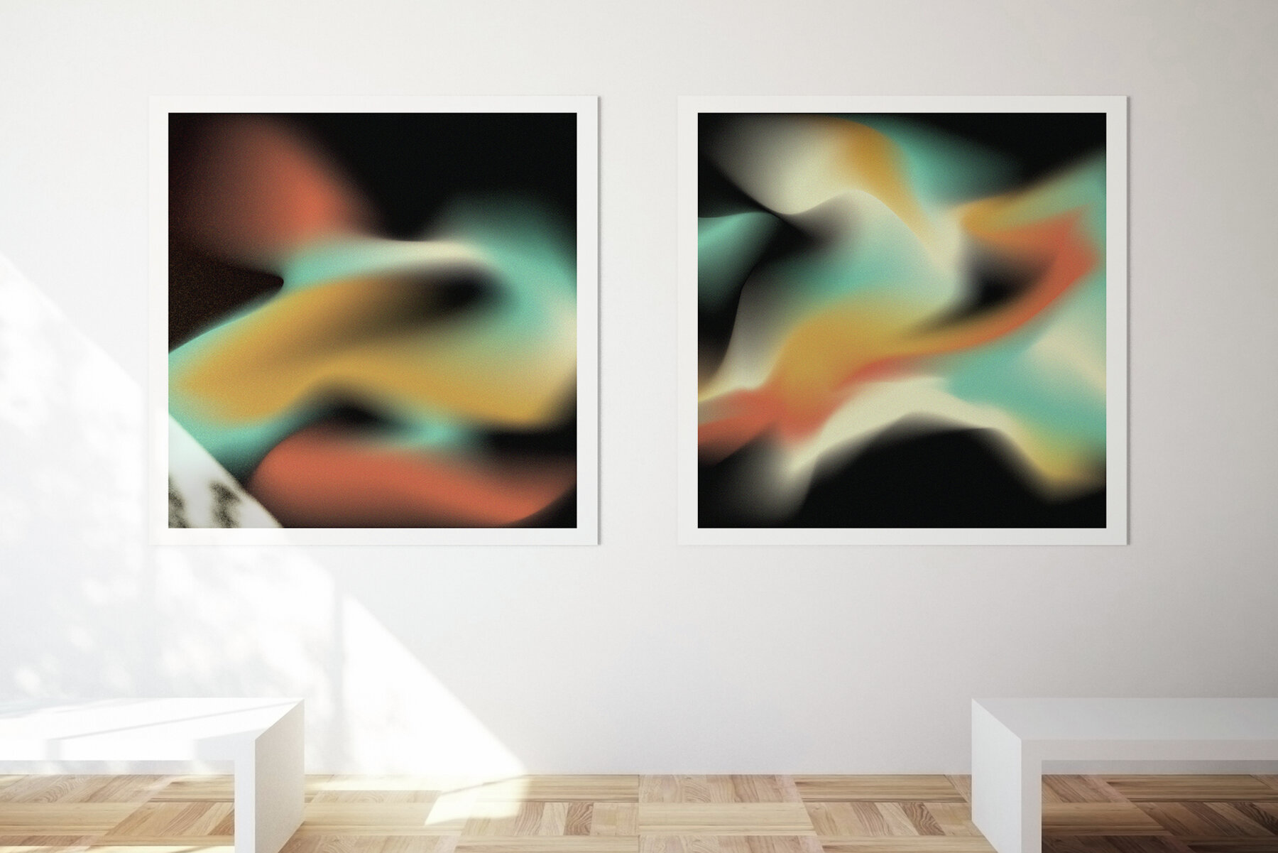 Retrone Gradient Texture Background 4