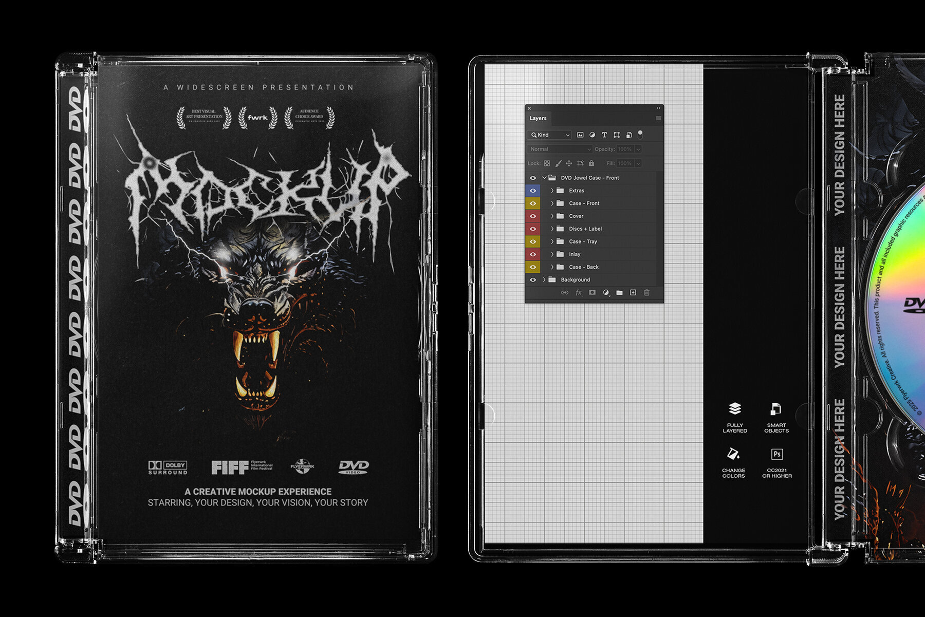 DVD Jewel Case Mockup 2