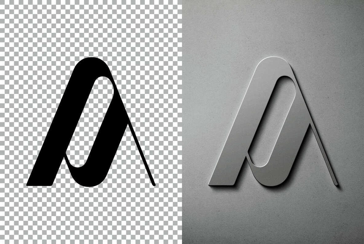 Stainless Metal Sign Mockups 6