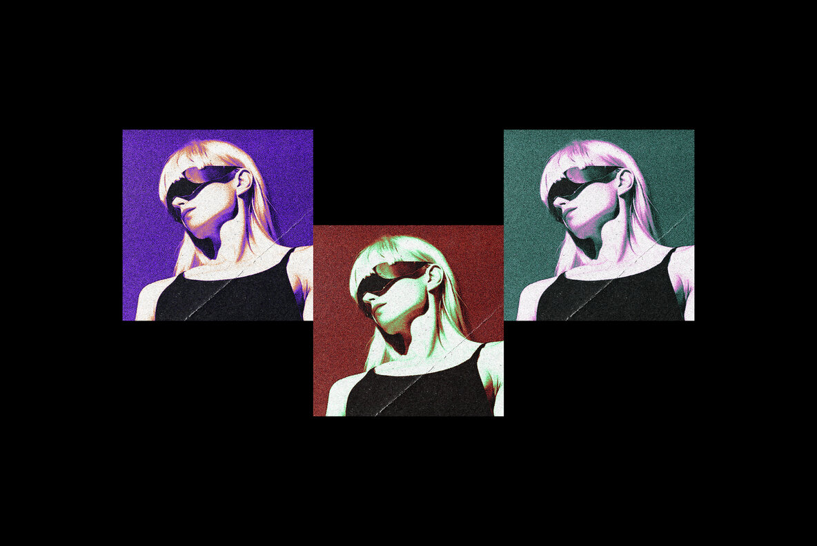 Y2K Retro Risoprint Photo Effect 5