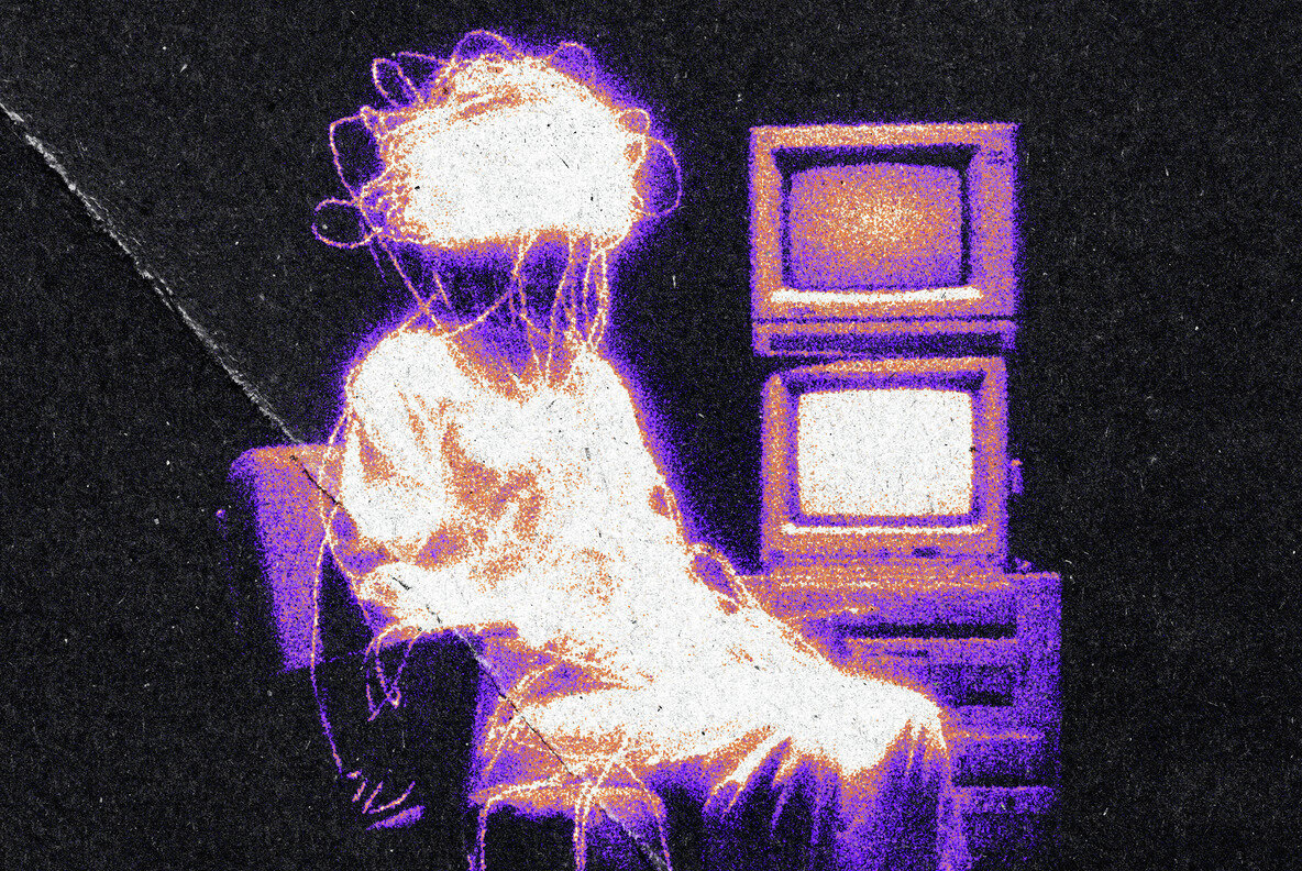 Y2K Retro Risoprint Photo Effect 6