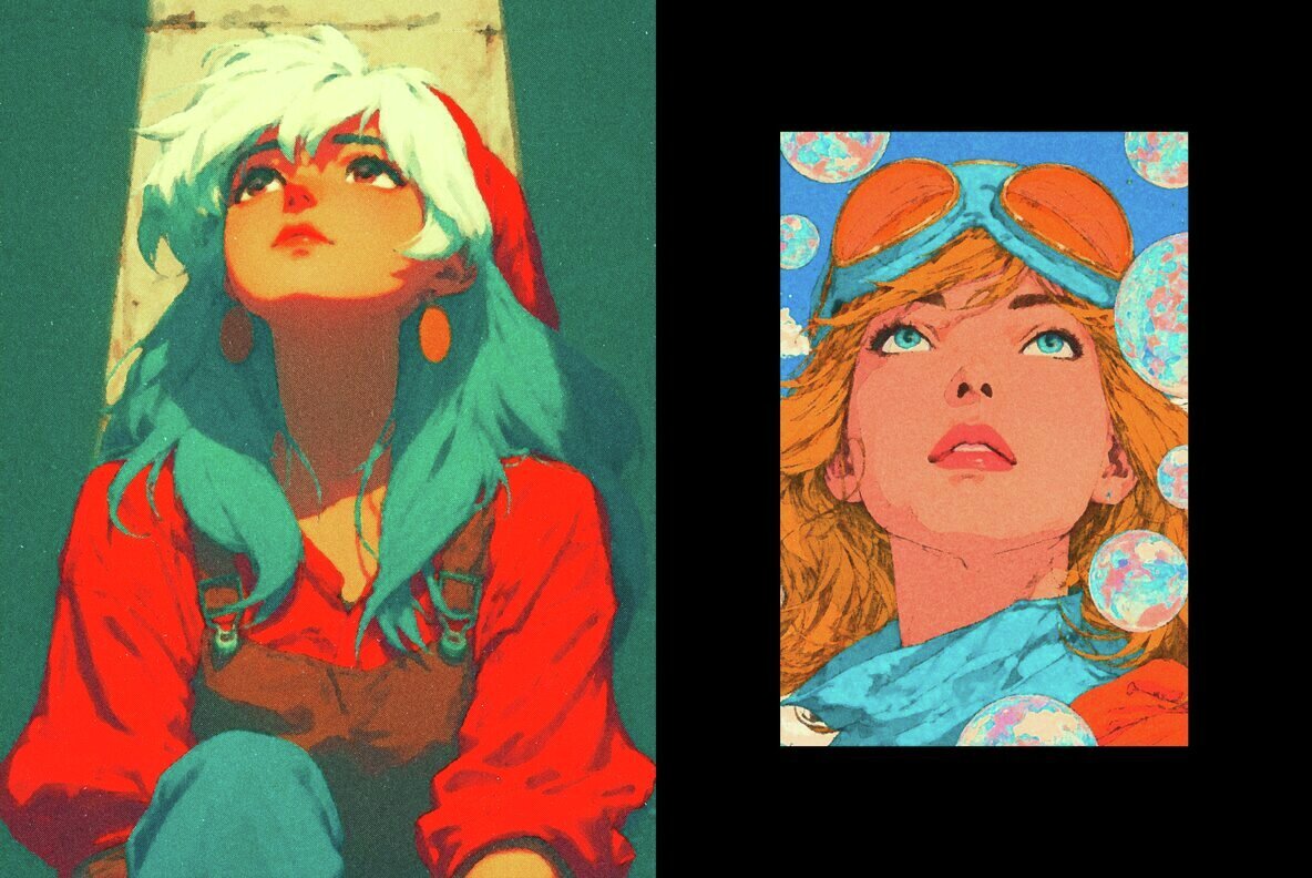 Retro Paper Print Effect 2