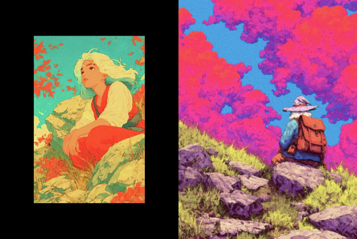 Retro Paper Print Effect 6