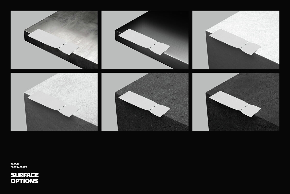 Minimalist Ticket Mockup 2