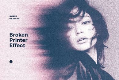 Retro Broken Printer Effect