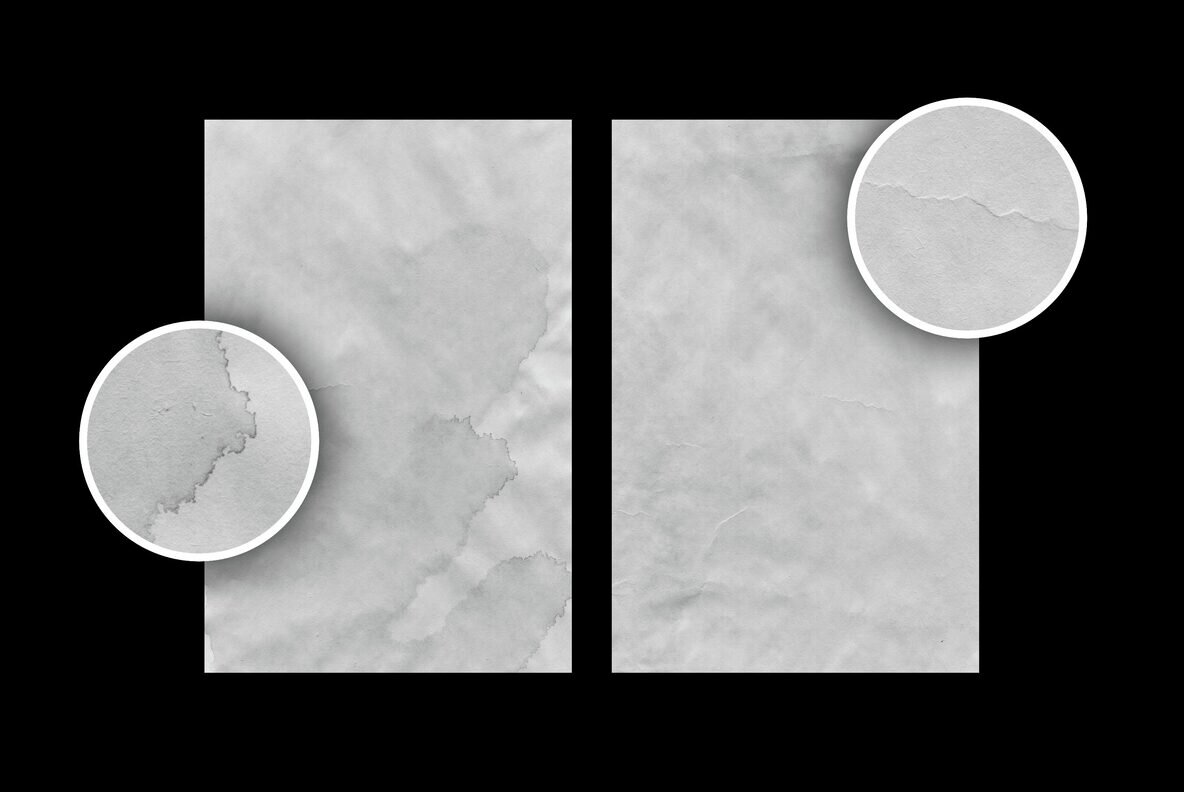 Gray Paper Overlay Textures Collection 7