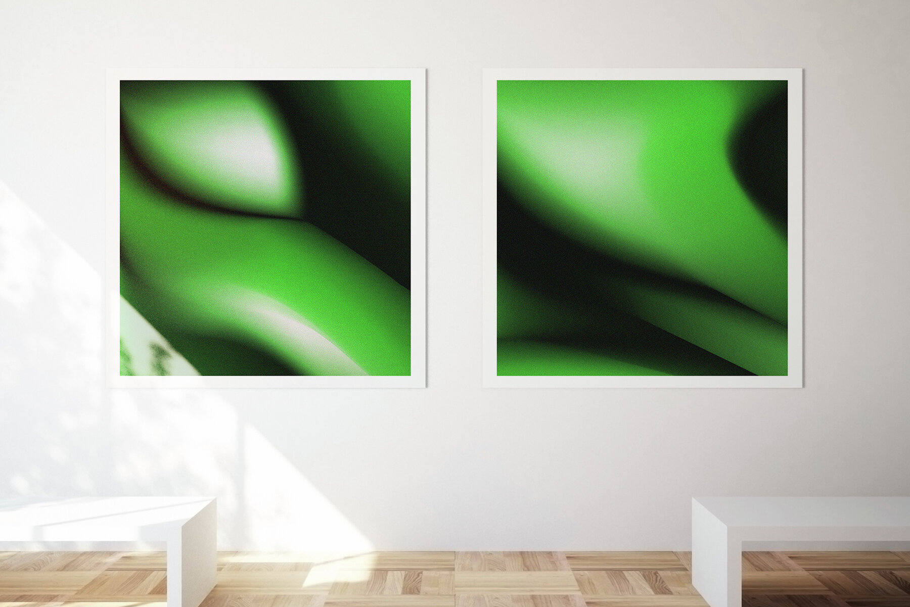 Kelly Green Gradient Background 4