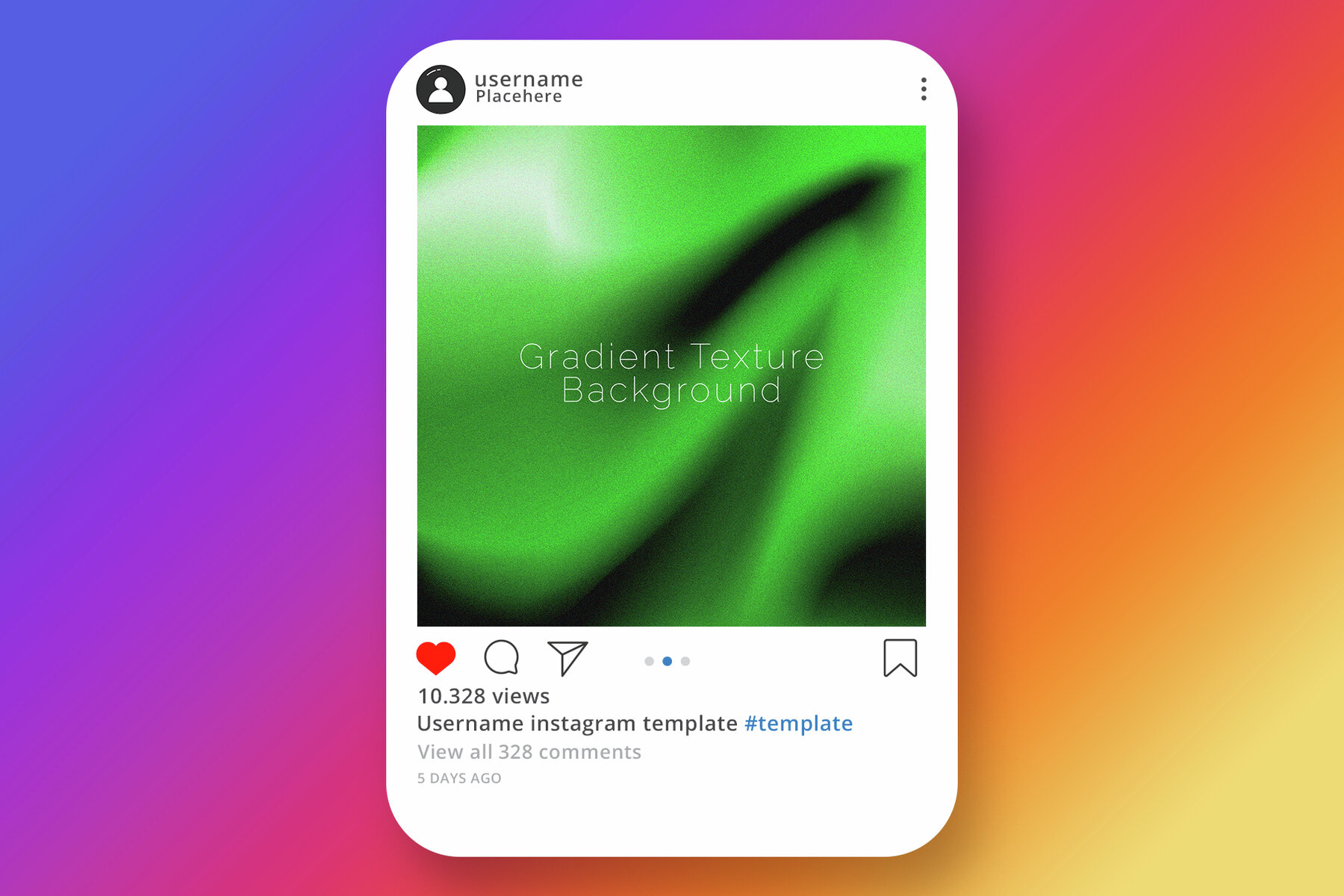 Kelly Green Gradient Background 5