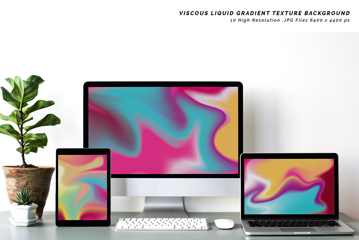 Viscous Liquid Gradient Texture Background 2