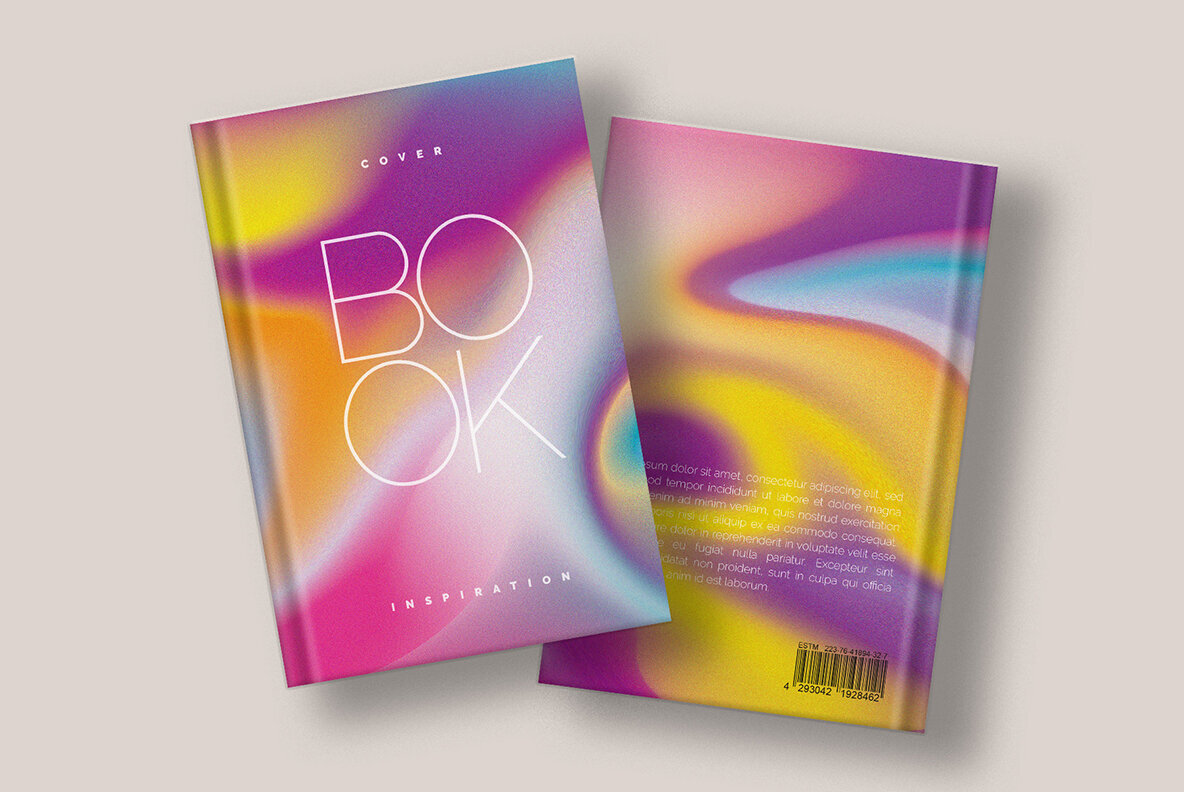 Viscous Liquid Gradient Texture Background 3