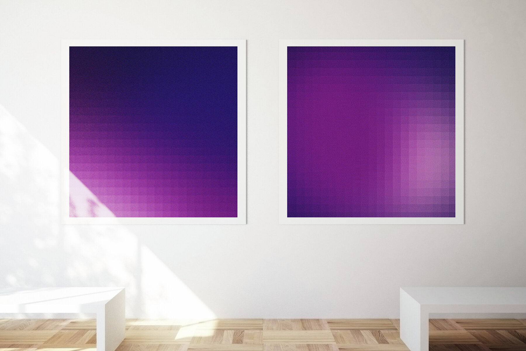 Violet Square Gradient Texture Background 4