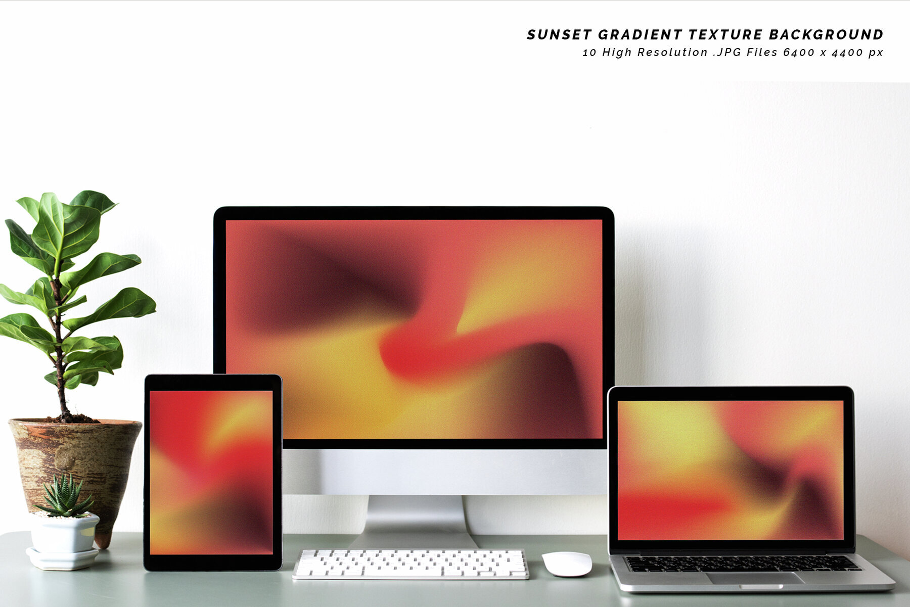 Sunset Gradient Texture Background 2