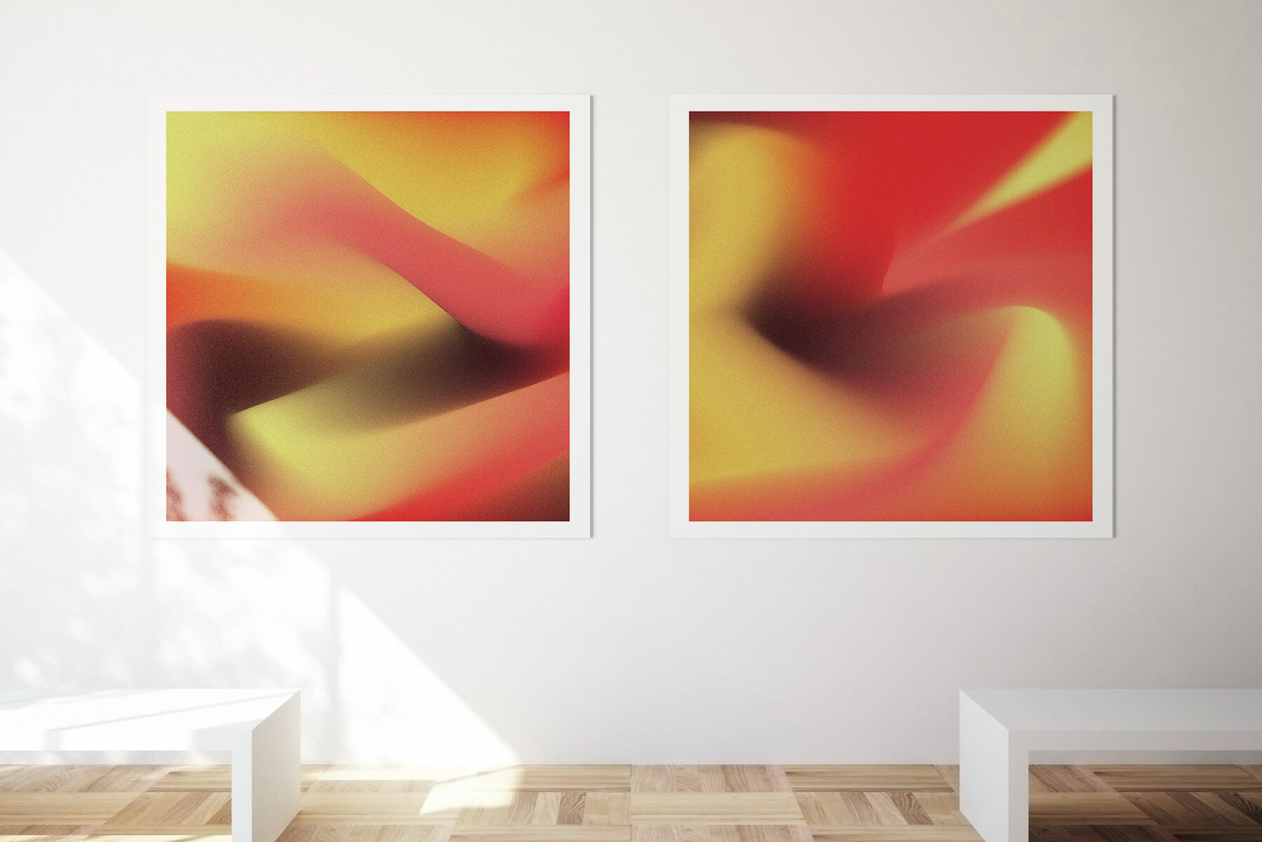 Sunset Gradient Texture Background 4