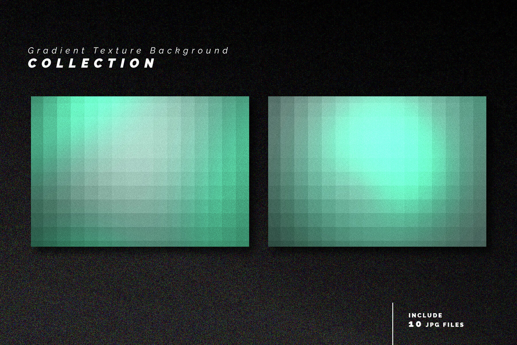 Mint Pixelated Gradient Texture Background 2