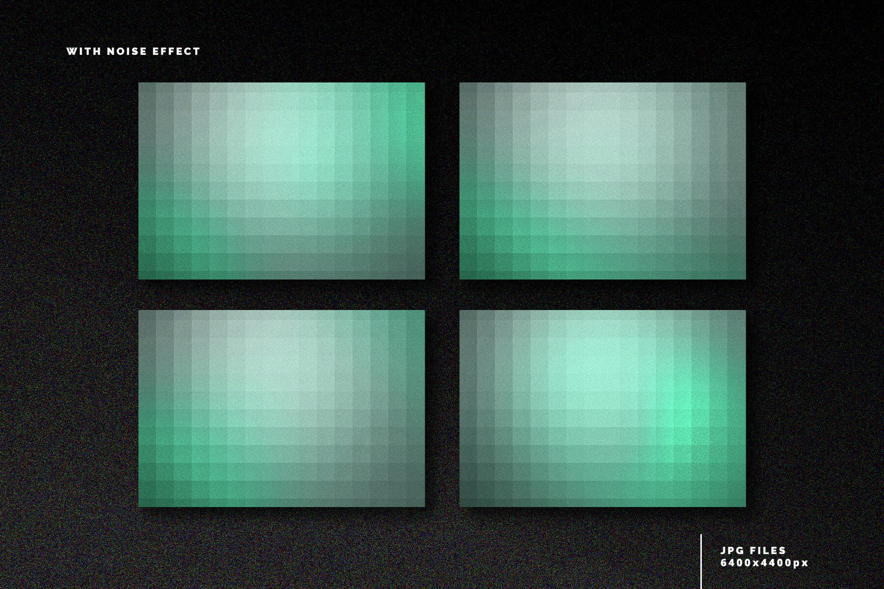 Mint Pixelated Gradient Texture Background 4