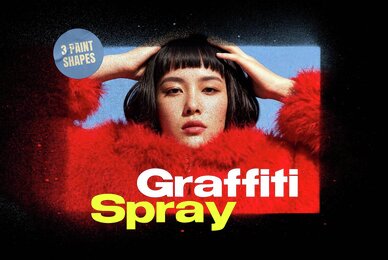 Graffiti Spray Shapes Effect