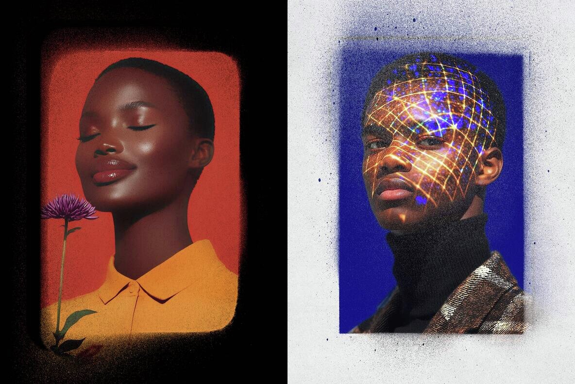 Graffiti Spray Shapes Effect 4