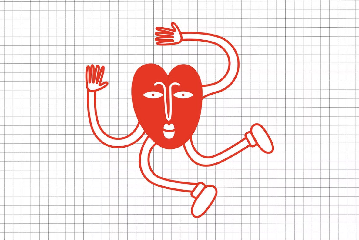 Groovy Hearts Stickers 5