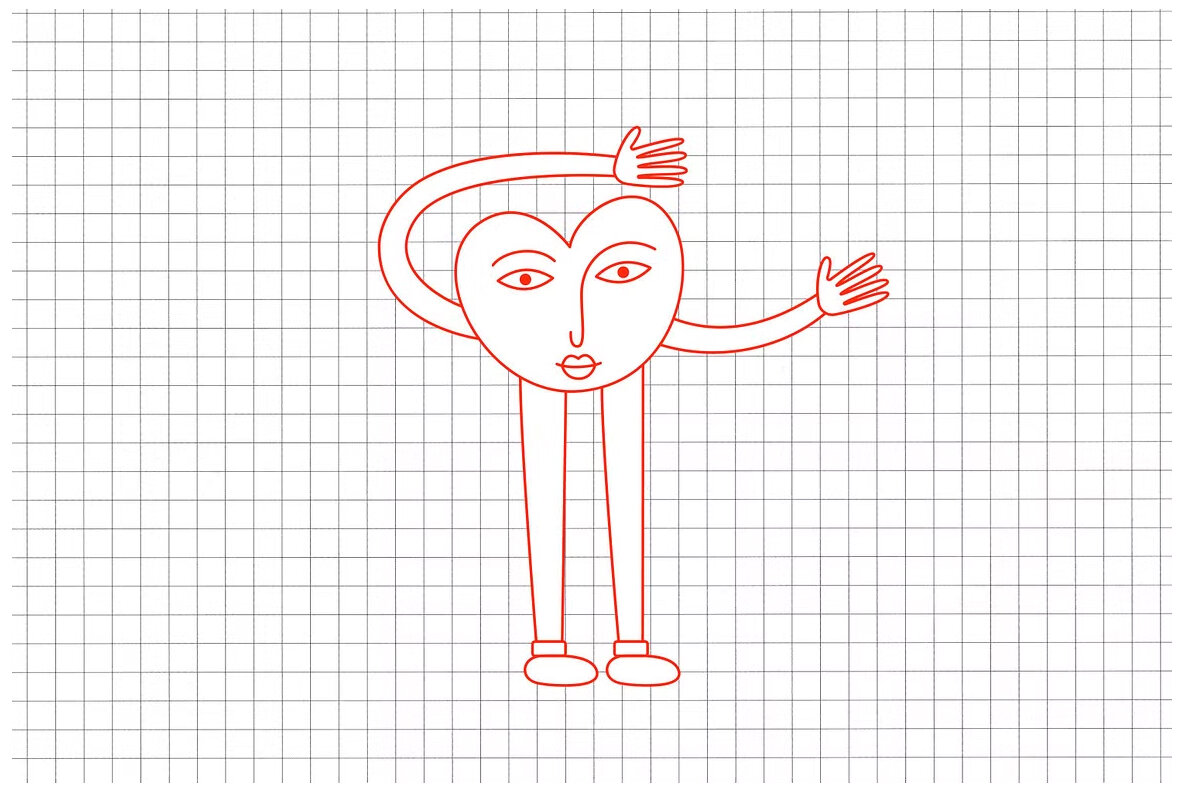 Groovy Hearts Stickers 6