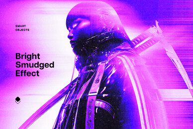 Bright Smudged Photo Effect