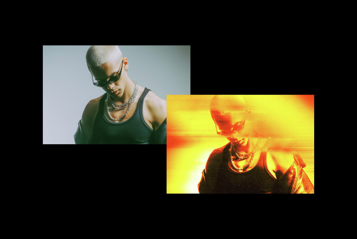 Bright Smudged Photo Effect 2