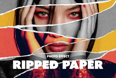 Torn Paper Photo Effect