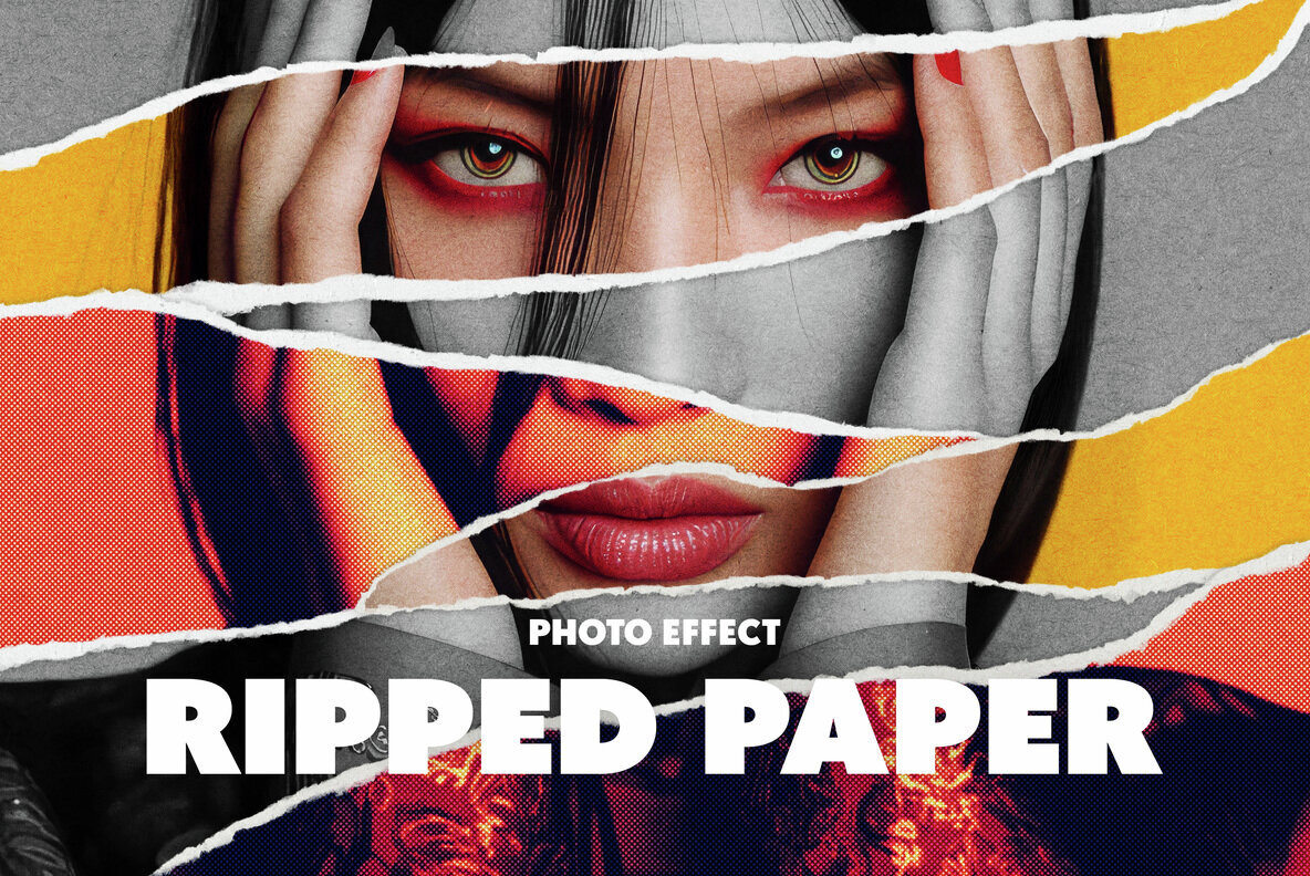 Torn Paper Photo Effect 1