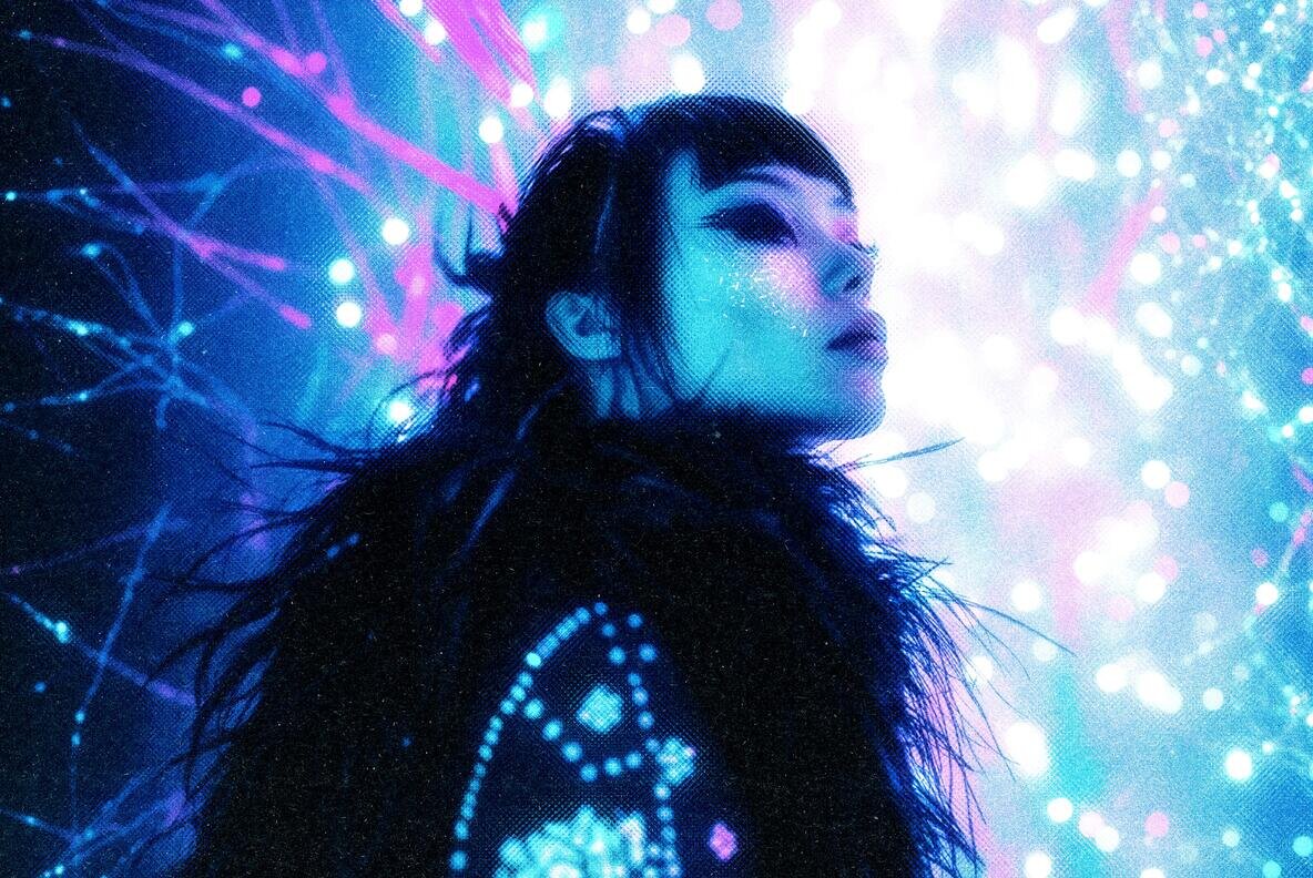 Radiant Halftone Photo Effect 4