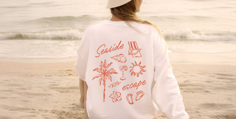 Coastal living illustrations