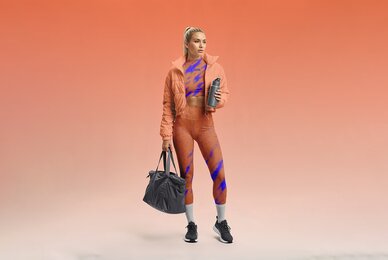 Gym Outfit with Jacket Mockup