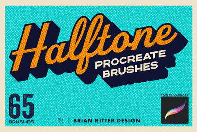 Halftone Procreate Brushes