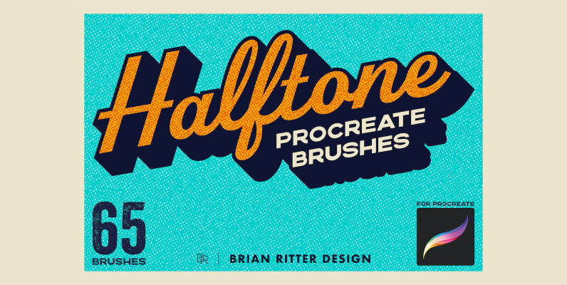 Halftone Procreate Brushes