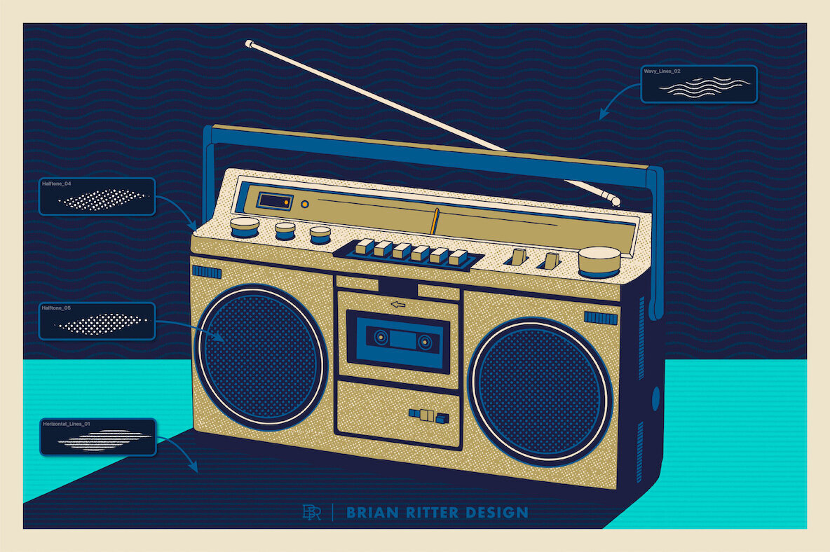 Halftone Procreate Brushes 3